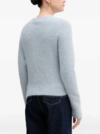 Sandro Ferrone Buttoned Cardigan In Blue