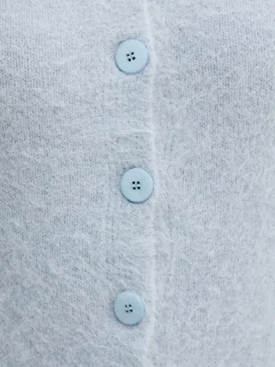 Sandro Ferrone Buttoned Cardigan In Blue