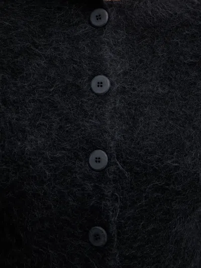 Sandro Ferrone Buttoned Cardigan In Black