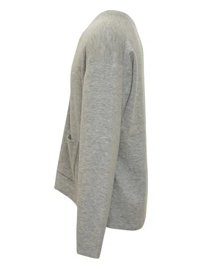 Jw Anderson Cardigan With Zip J.w Anderson In Gray