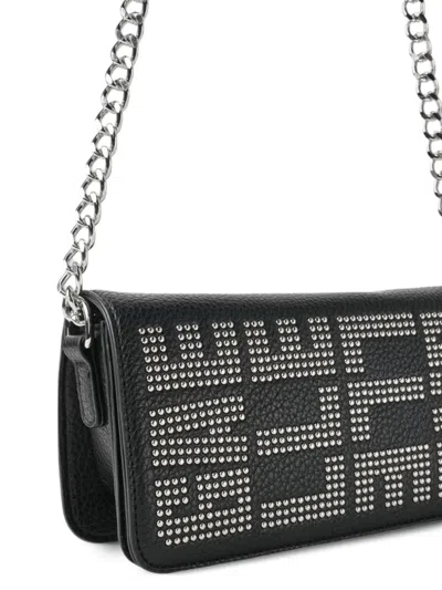 Gaëlle Mini Studded Chain-strap Cross Body Bag In White