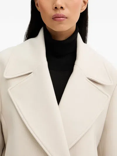 Ps By Paul Smith Buttoned Double-breasted Coat In Gray