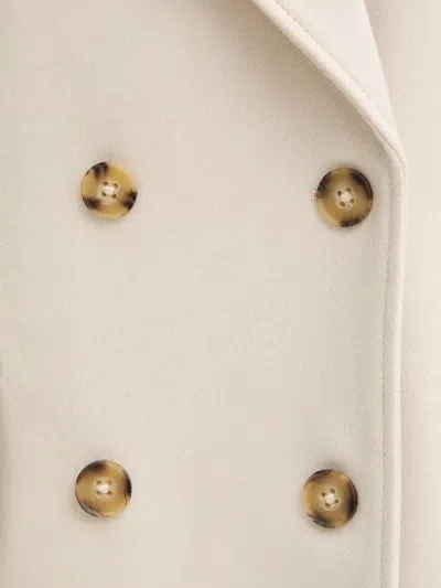 Ps By Paul Smith Buttoned Double-breasted Coat In Gray