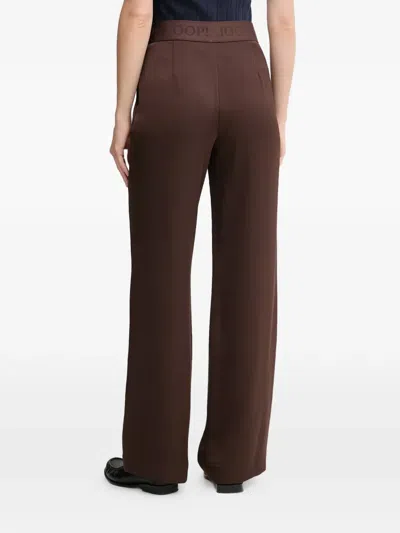 Joop Elasticated Trousers In Brown