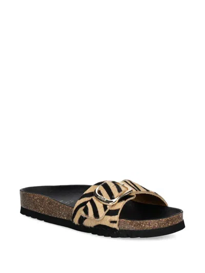 Scholl Kathleen Zebra-print Slides In Multi