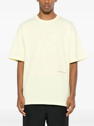 Oamc Peacemaker T-shirt In Yellow