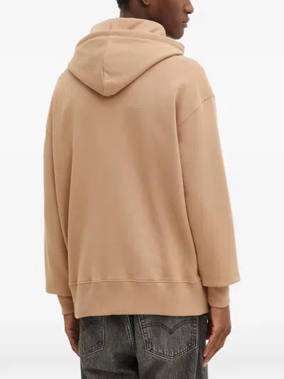 Msgm Drawstring Logo-print Hoodie In Multi