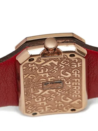 Pre-owned Gianfranco Ferre Rectangular 41mm Watch In Black