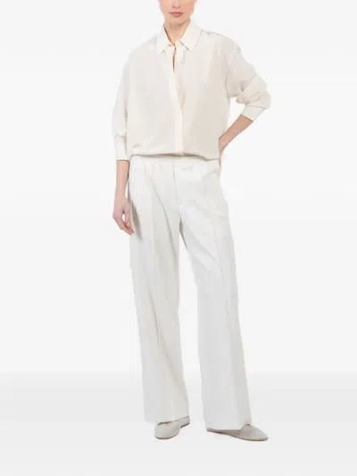 We-ar4 Prep Elasticated-waist Trousers In White