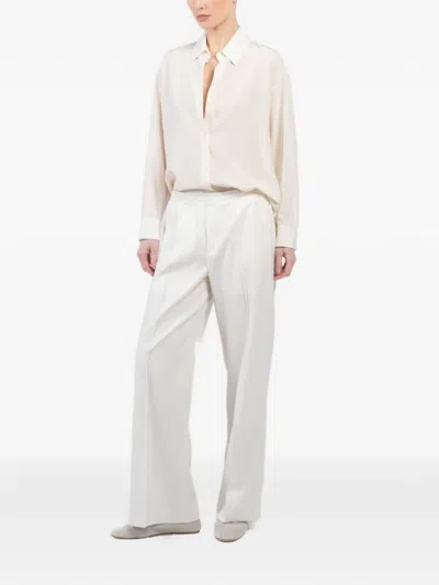 We-ar4 Prep Elasticated-waist Trousers In White