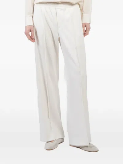 We-ar4 Prep Elasticated-waist Trousers In White
