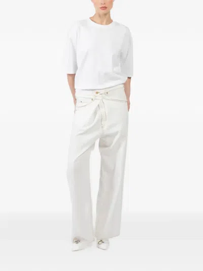 Darkpark Button-fastening Jeans In White