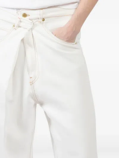 Darkpark Button-fastening Jeans In White