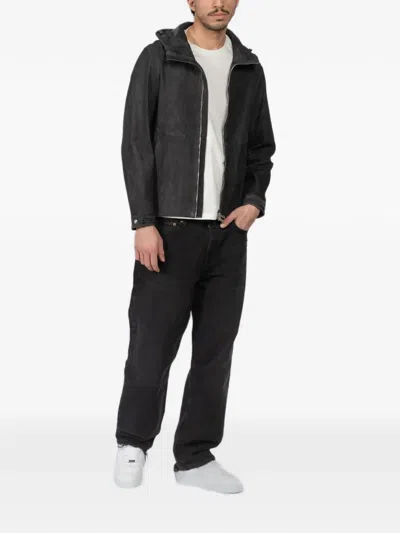 连帽拉链开合夹克