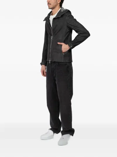 连帽拉链开合夹克