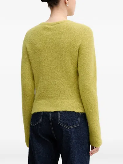 Sandro Ferrone Buttoned Cardigan In Green