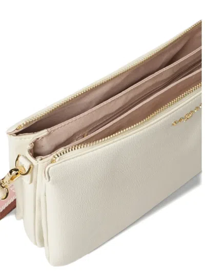 Gaëlle Logo-strap Shoulder Bag In White