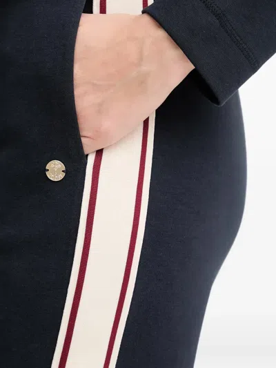 Joop Talina Stripe Drawstring Trousers In Blue