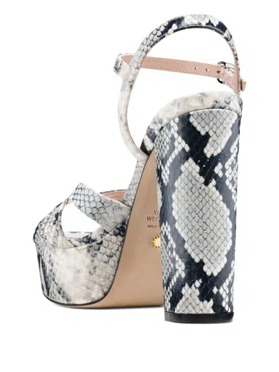 Stuart Weitzman Misty Platform Sandals In Multi