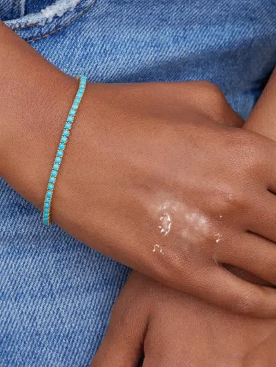 绿松石网球手链