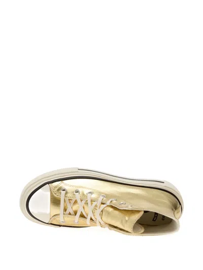 Converse Chuck Taylor All Star Lift Double Stack Platform Sneakers In Gold