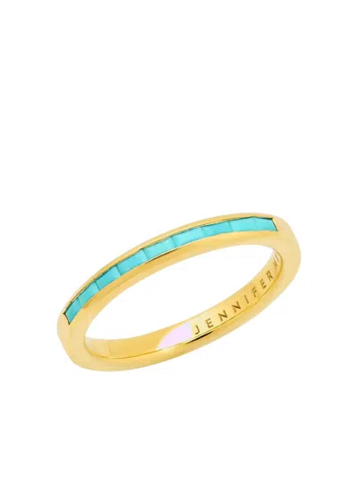 Jennifer Meyer Turquoise Ring In Metallic