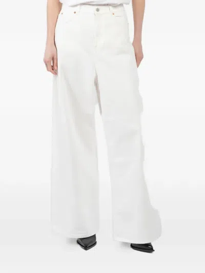 Teurn Studios Cotton Jeans In White