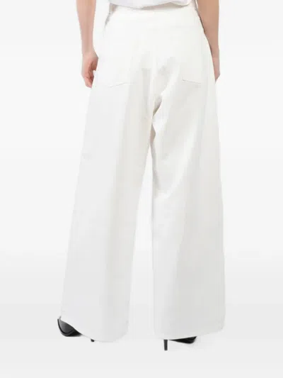 Teurn Studios Cotton Jeans In White
