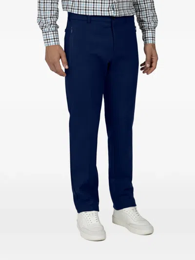Paul & Shark Button-fastening Trousers In Blue