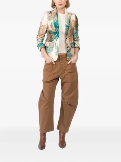 Maurizio Massimino Giorgia Floral Blazer In Multi