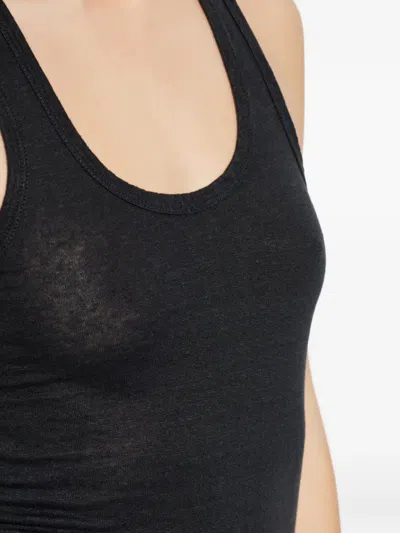 Isabel Marant Étoile Thea Racerback T-shirt In Black