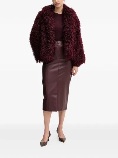 Sandro Ferrone Long-sleeves Coat In Red