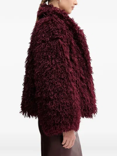 Sandro Ferrone Long-sleeves Coat In Red