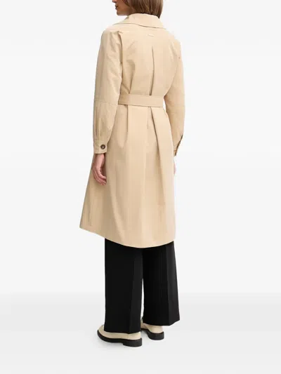Pedro Del Hierro Button-up Trench Coat In Neutral