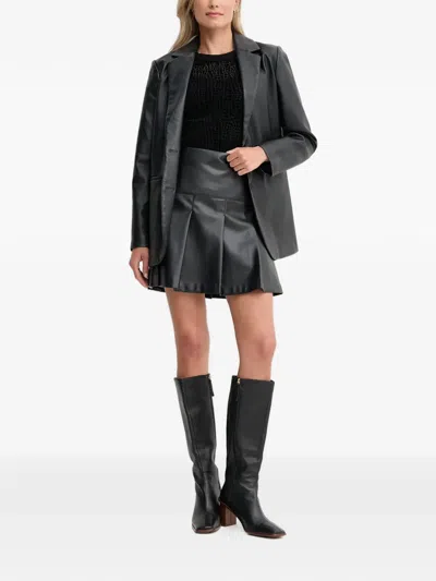 Joop Patterned Long-sleeved Blouse In Black