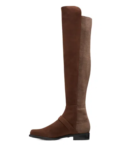 Stuart Weitzman Siella Back-stretch Boots In Multi