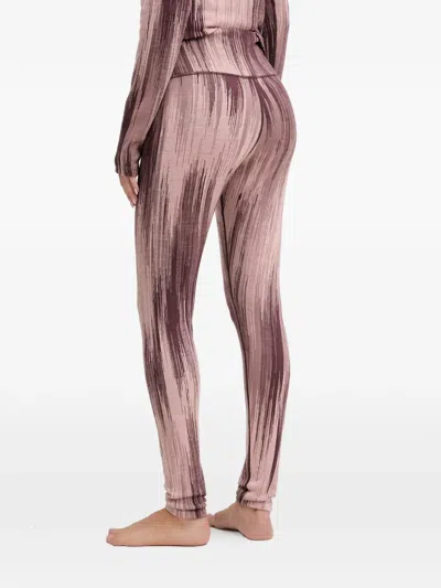 Icebreaker 260 Tech Vertex Pattern Leggings In Pink