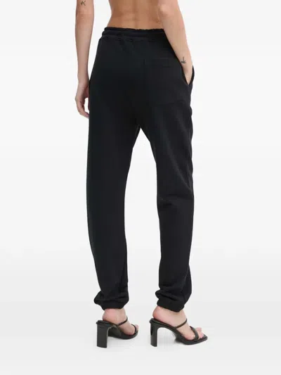 Moschino Drawstring Pants In Black