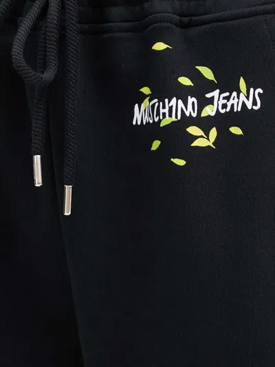 Moschino Drawstring Pants In Black