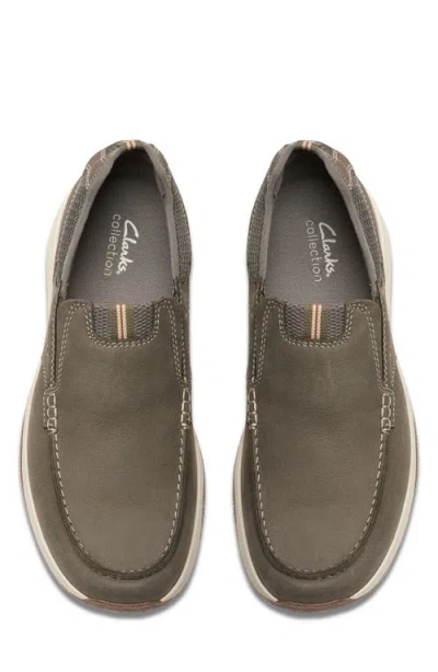 Clarks Sailview Step Slipon Sneaker In Brown