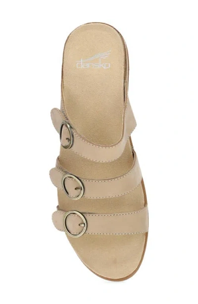 Dansko Campbell Platform Wedge Slide Sandal