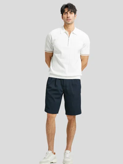 Fioboc Coolknit Breathable Short Sleeve Zip Knitted Polo