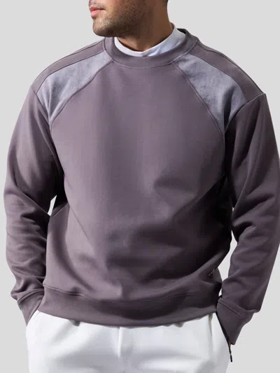 Fioboc Cozyspacer Suedepatch Sweatshirt And Zip Ankle Jogger Set