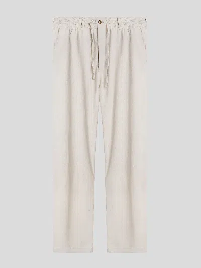 Fioboc Dreamwear Italian Linen Elastic Drawstring Pant