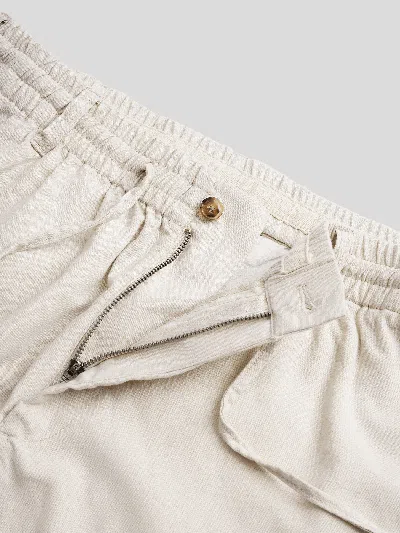 Fioboc Dreamwear Italian Linen Elastic Drawstring Pant