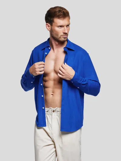 Fioboc Dreamwear Italian Linen Long Sleeve Shirt