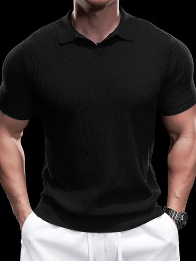 Fioboc Flexknit Active Knitted Buttonless Polo