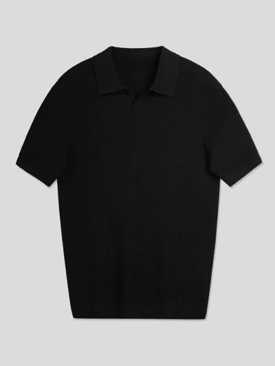 Fioboc Flexknit Active Knitted Buttonless Polo