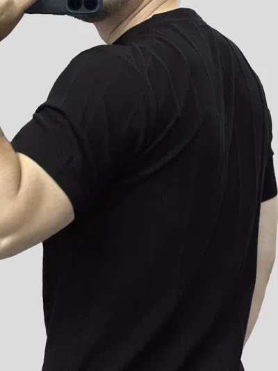 Fioboc Gentleknit Breathable Striped Short Sleeve Knitted T-shirt