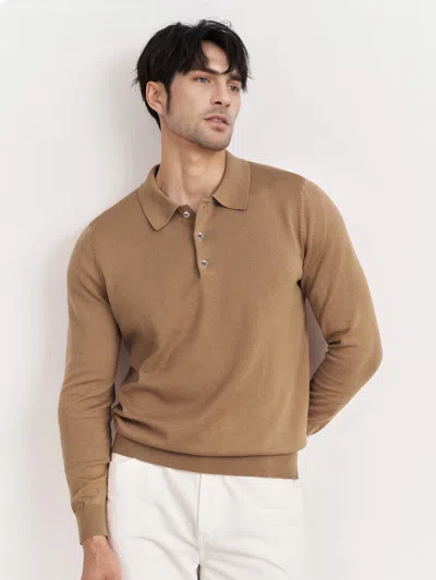 Fioboc Gentleknit Buttoned Collar Sweater Polo